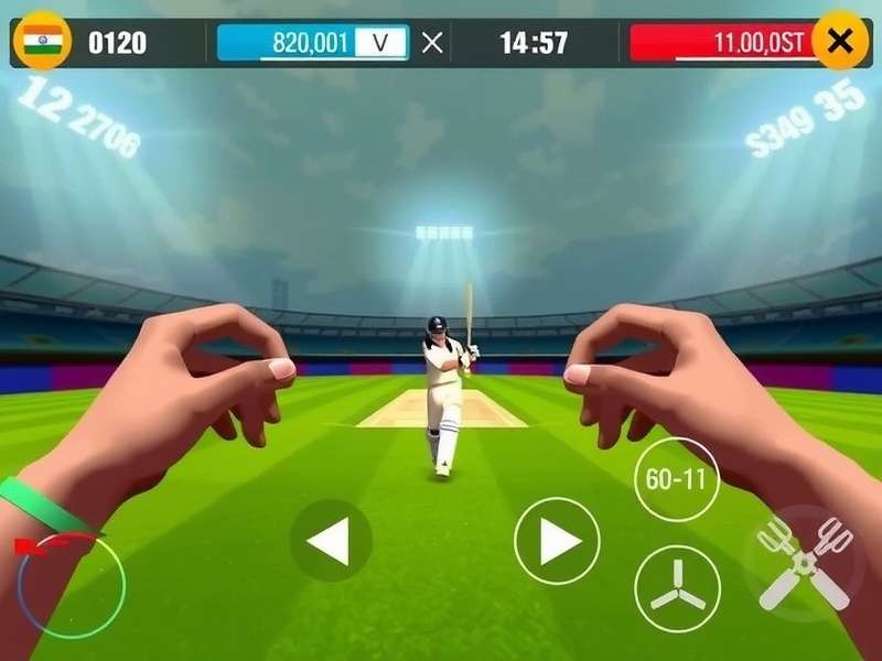 Mohali Cricket Champion controls demonstration